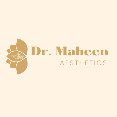 beige brown minimal skincare clinic logo